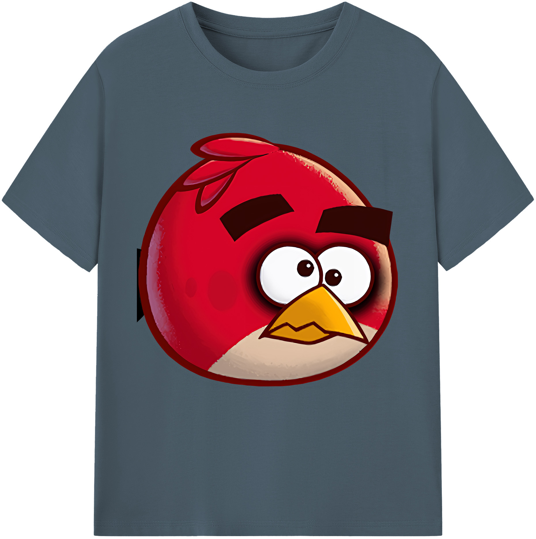 （画像用） Angry Birds アングリーバード 綿100％半袖Tシャツ（フロントプリント）